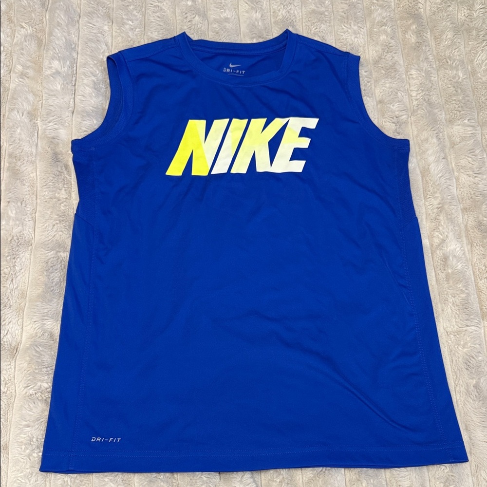 Nike Royal Blue Dri-FIT Tank Top